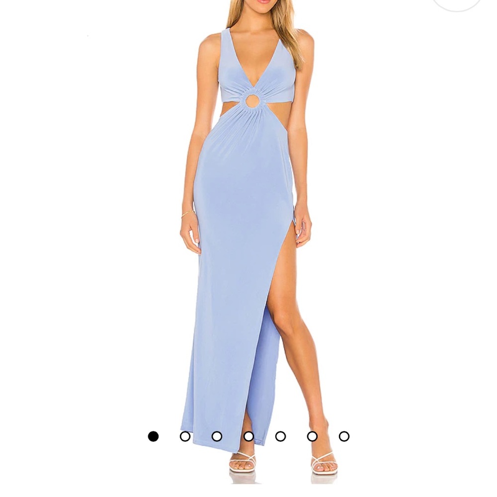 Song of Style Cecilia Maxi Dress Cornflower Blue Women's Size XS